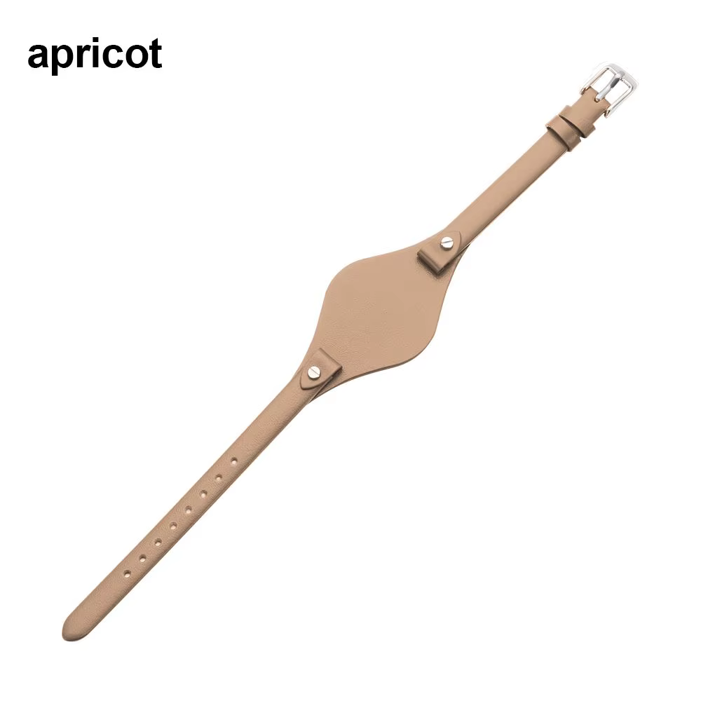Bracelet de montre en cuir véritable à queue ronde, bracelet à boucle, bracelet pour fossile ES3077,