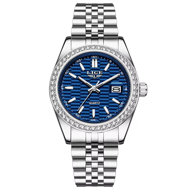 Nouvelle montre LIGE pour homme, montre à quartz de luxe de marque haut de gamme, montre sport en ac