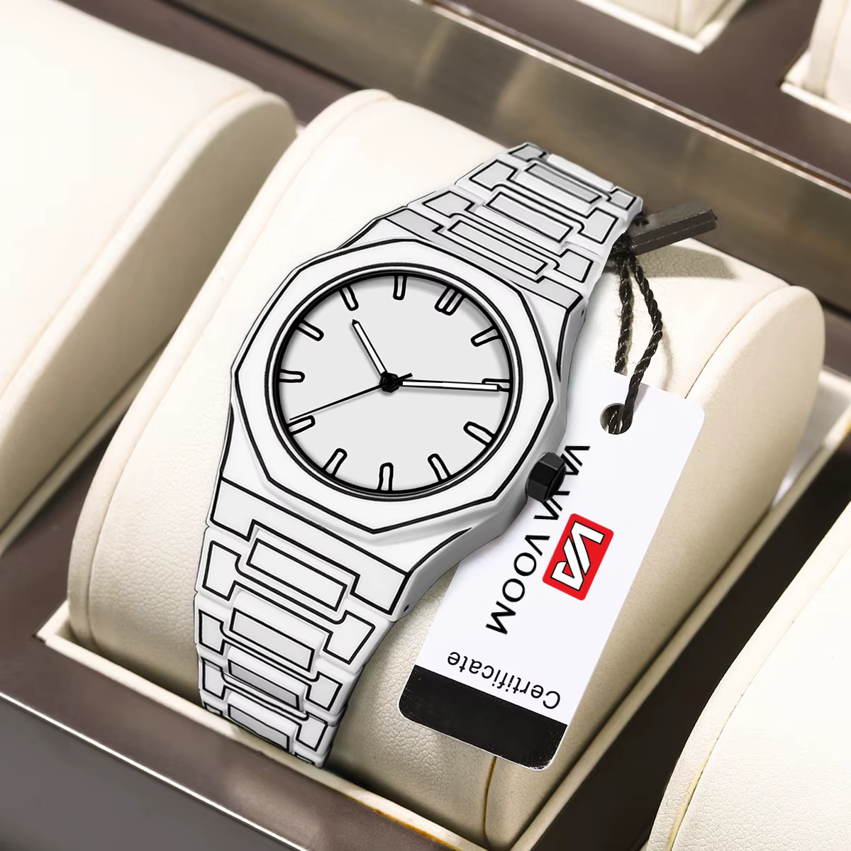 2025 nouveaux hommes créatifs montre en Silicone VA VA VOOM marque mouvement à Quartz lignes créativ