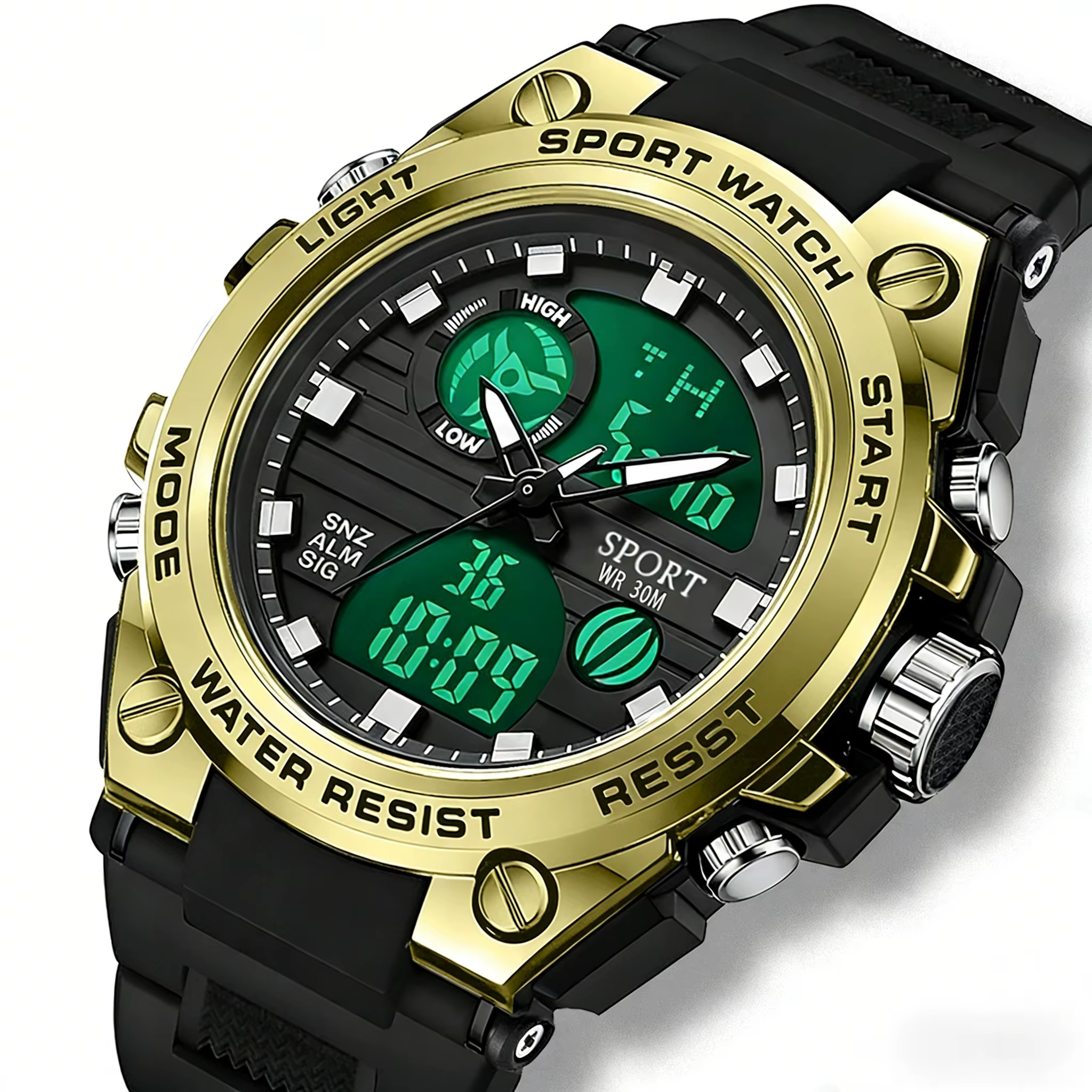 Montre de sport polyvalente et élégante pour homme, personnalisée, multifonctionnelle, montre électr