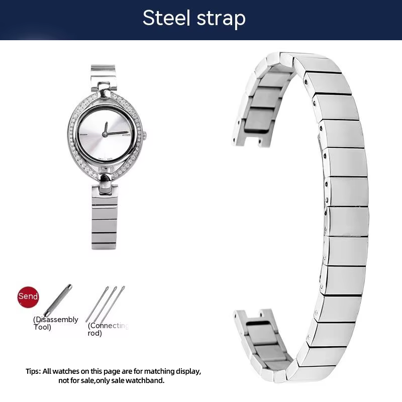 SAF's Eye-Bracelet concave en acier inoxydable pour femme, montre Swarovski, série 5376839, 5376812,