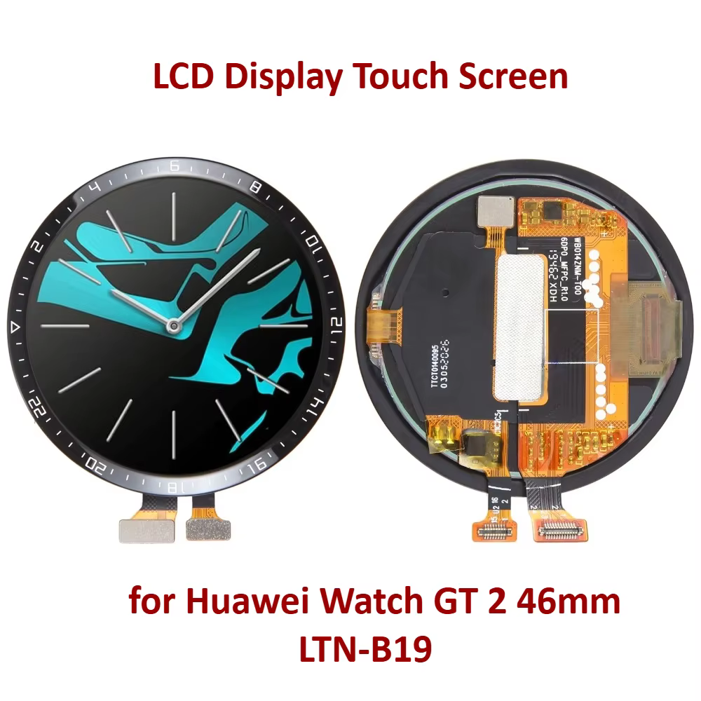 Écran tactile d'affichage LCD pour Huawei Watch GT2 46mm avec numériseur assemblage complet montre a