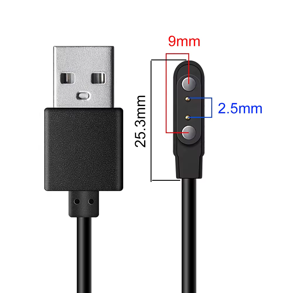 Câble de charge magnétique USB Type-C JCD pour montre connectée adulte et enfant, adaptateur de char