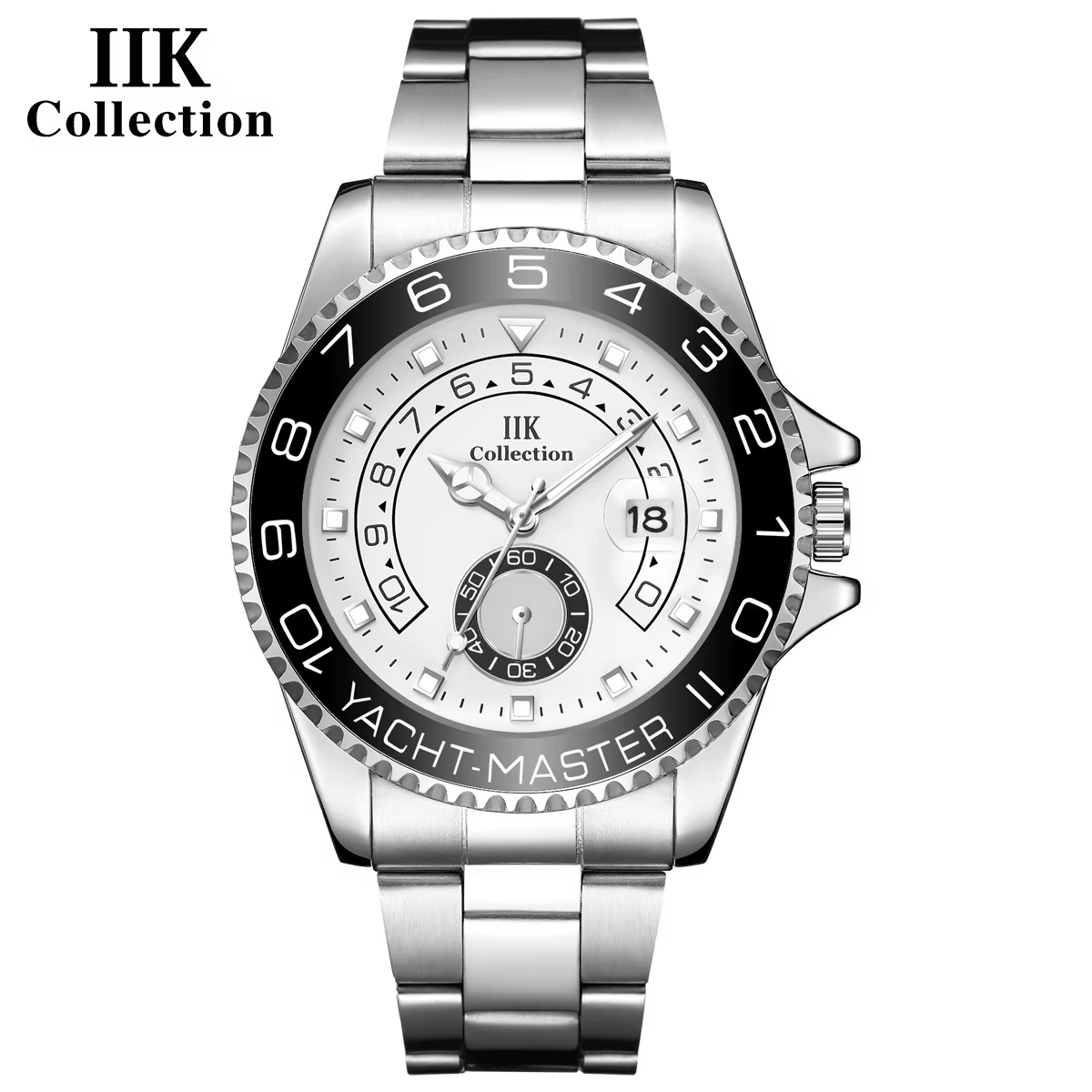 Montres de sport d'affaires de marque de luxe pour hommes 2025 montre en acier à Quartz inhabituelle