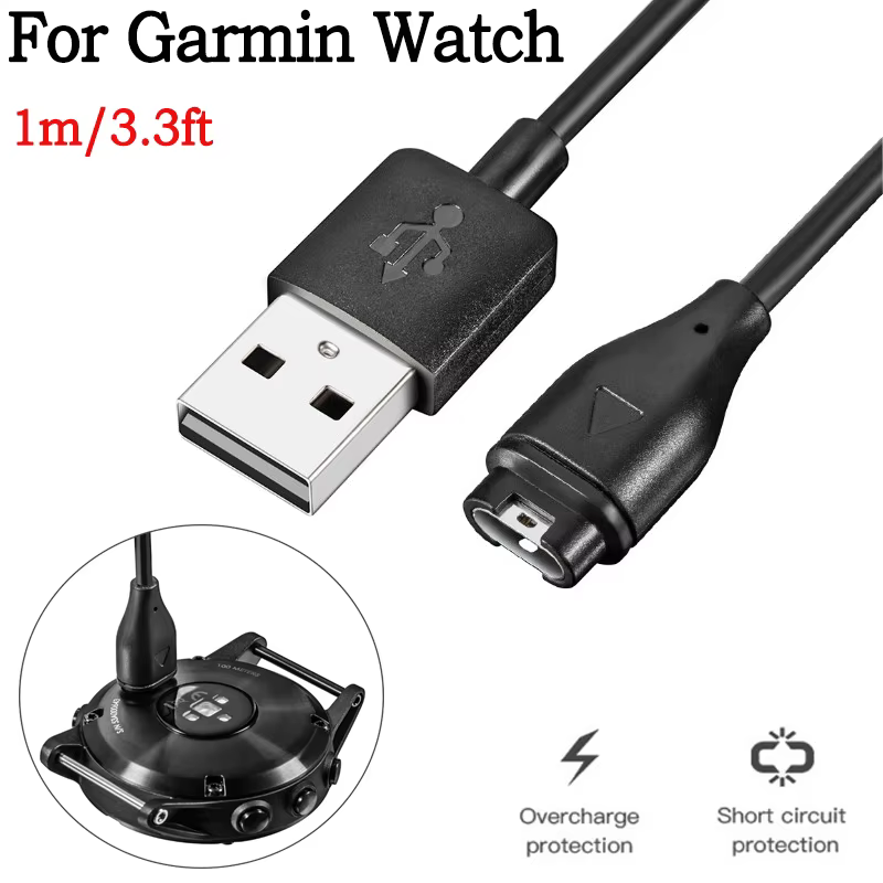 Câble de chargement USB pour montre Garmin Instinct, chargeur de données, Vivoactive 3, 4, 4s, Vivos