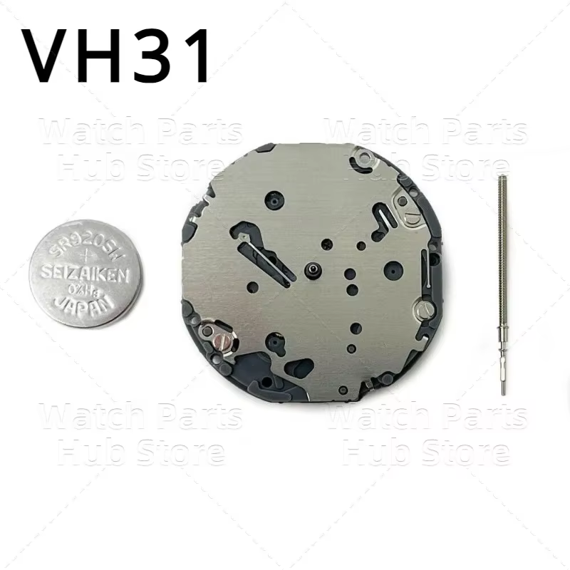 Mouvement de montre à quartz Hattori VH31, fabriqué au Japon, VH31B, neuf, pour accessoires de mouve