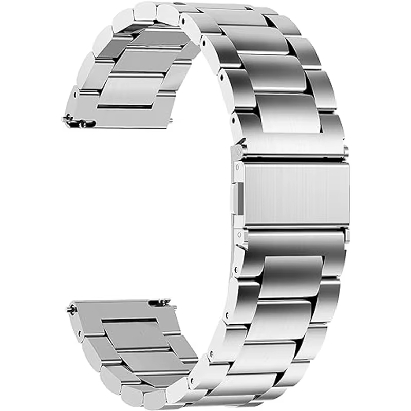 Bracelet de montre en acier inoxydable, 18mm 22mm 20mm, pour Samsung Galaxy Watch 7/6/5/4/3 40mm 44m