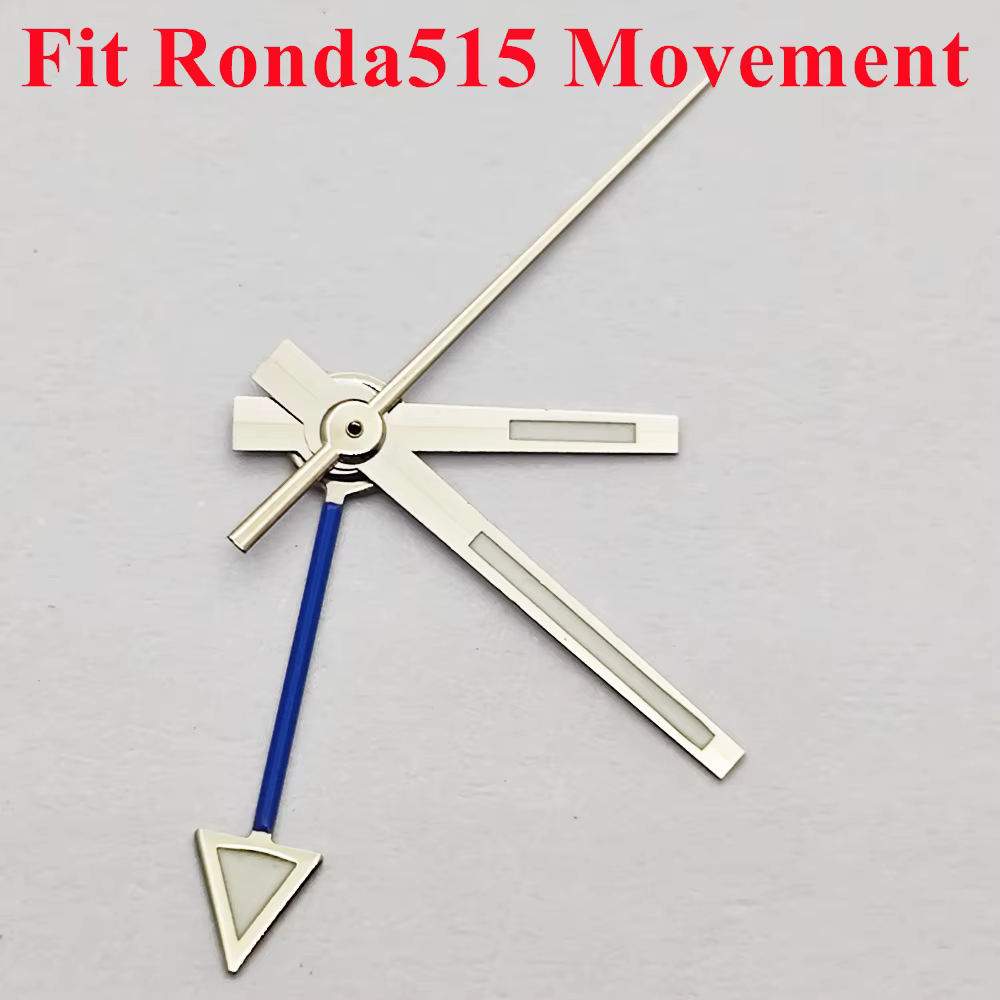 RICHUS Ronda515 GMT aiguilles de montre argent or Rose-or aiguilles de montre lumineuses ajustement