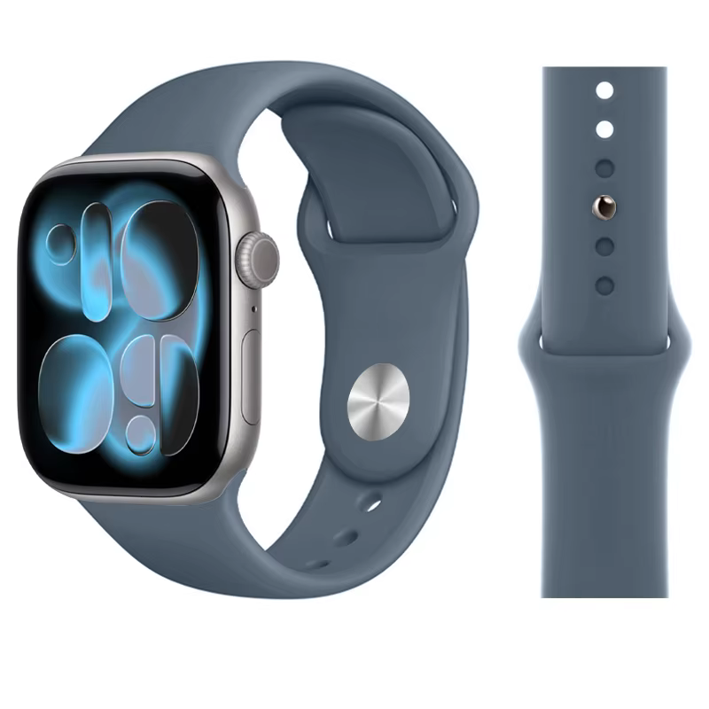 Bracelet en Silicone pour Bracelets de montre Apple 46mm 44mm 45mm 49mm 41mm 40mm 42mm Bracelet Spor