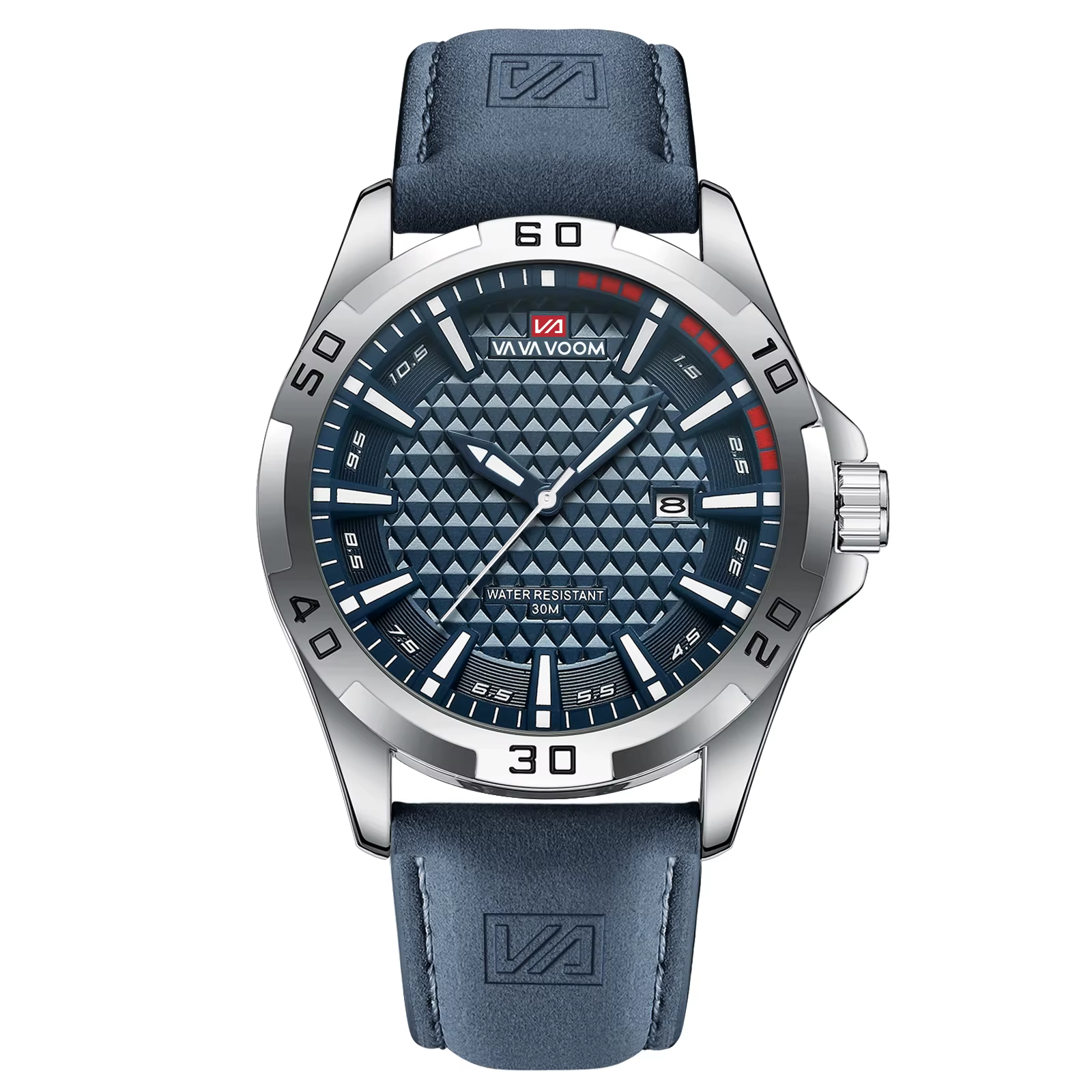 VA VA VOOM hommes Sport décontracté militaire Quartz calendrier montre-bracelet pour homme d'affaire