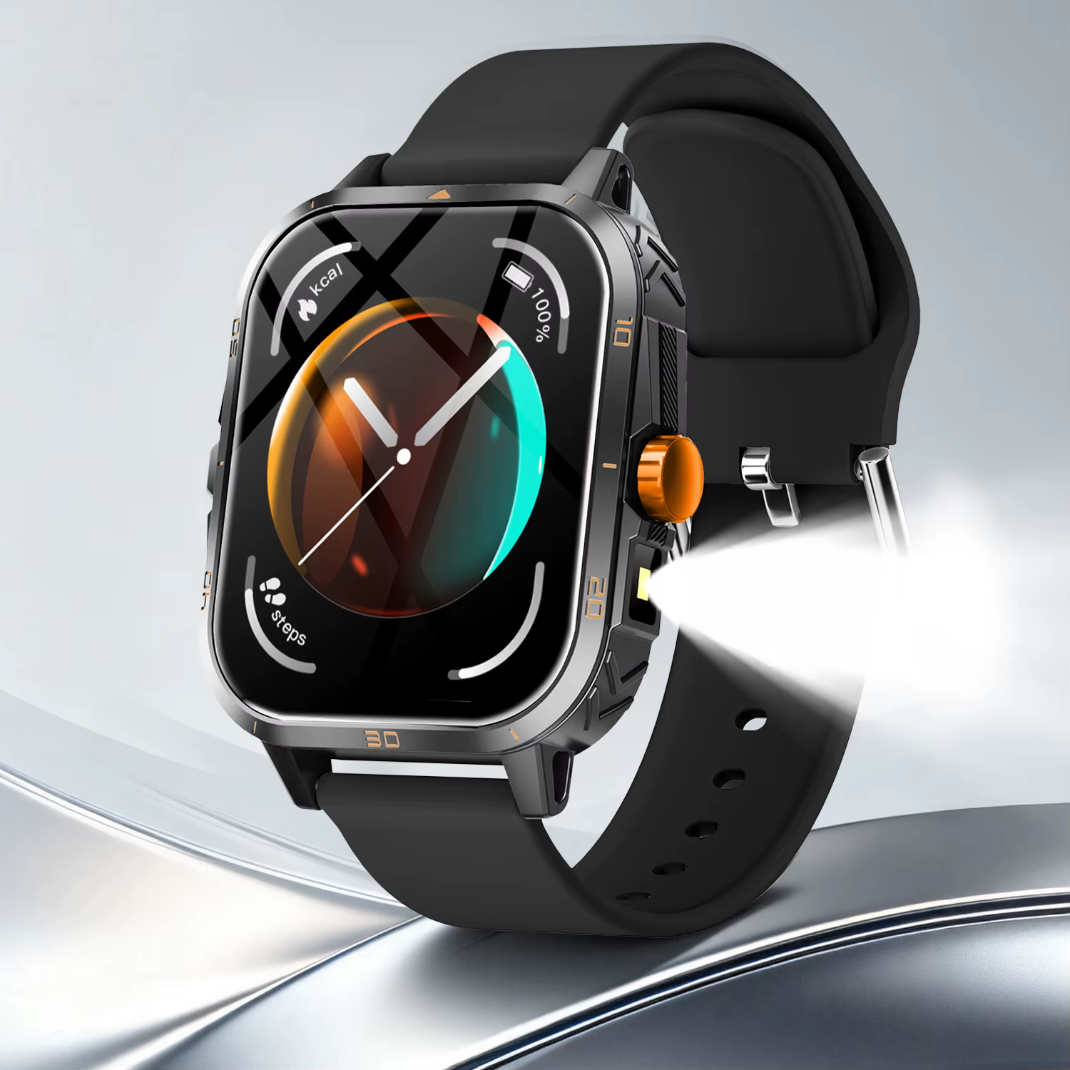 Nouvelle Montre Connectée 2026 avec Appel Bluetooth Sans Fil, Siri, Alarme, Multi-Sports, Randonnée,