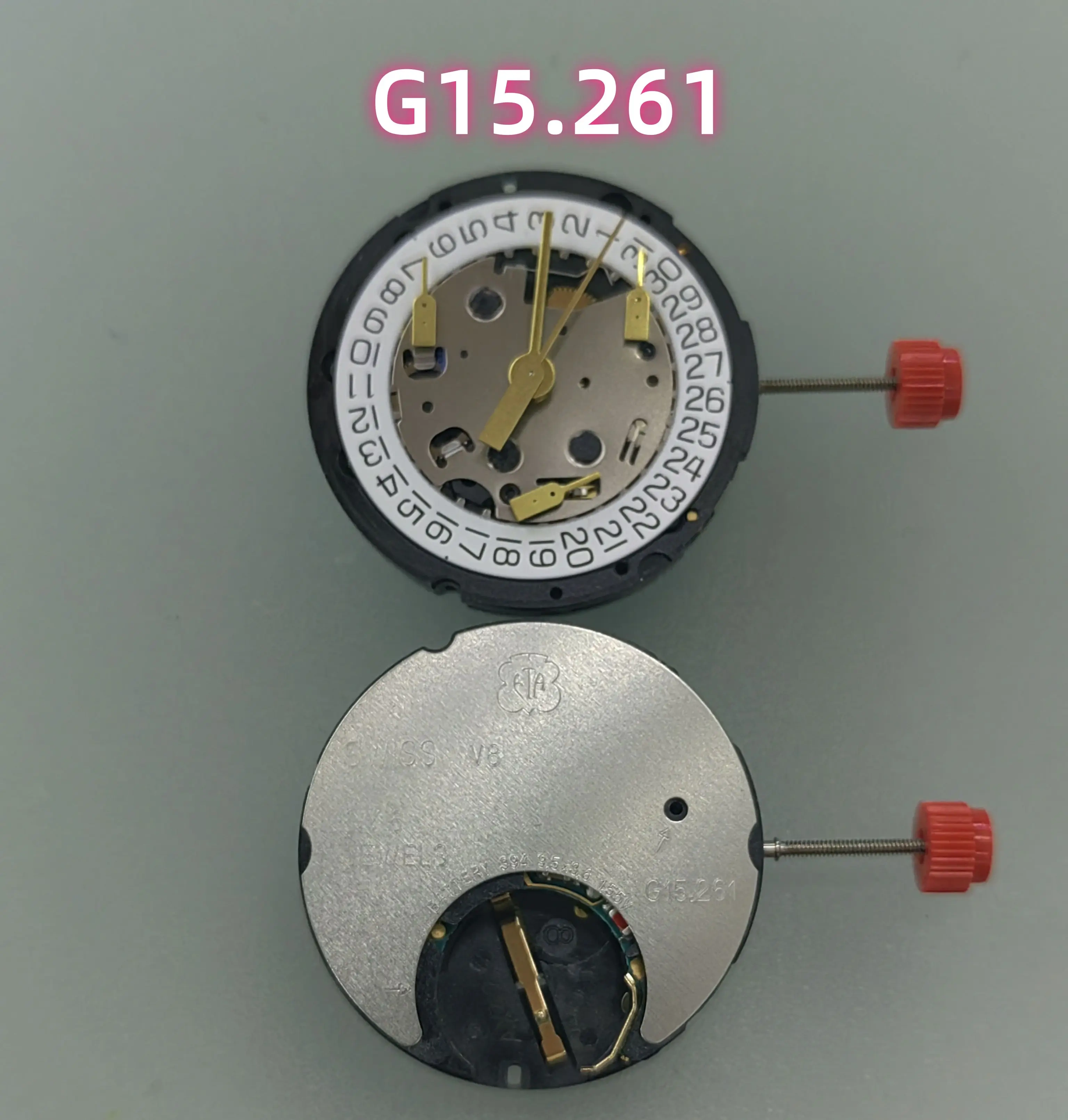 Accessoires de montre ETA G15.261, mouvement de synchronisation rétrograde, quartz G15261, position