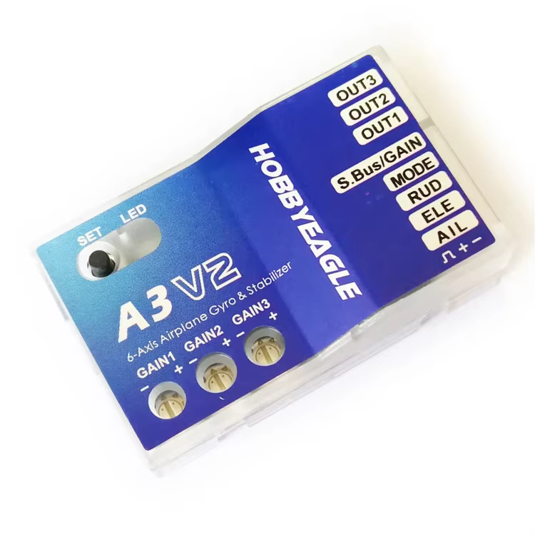 HobbyEagle A3 A3-L V2 6 axes avion gyroscope et stabilisateur contrôleur de vol pour RC FPV avion pa