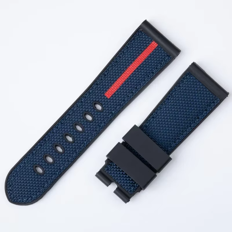 Bracelets de montre en toile et caoutchouc, 26-24mm, bracelet de montre camouflage pour la marque Ga