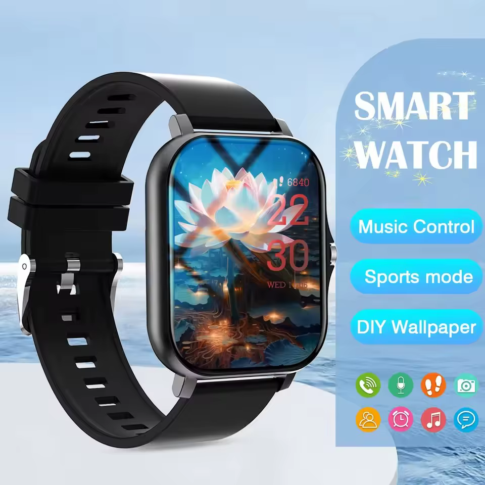 Nouvelle Montre Connectée Bluetooth 2026 avec Appel, Notifications, Suivi de Santé Homme Femme, Podo