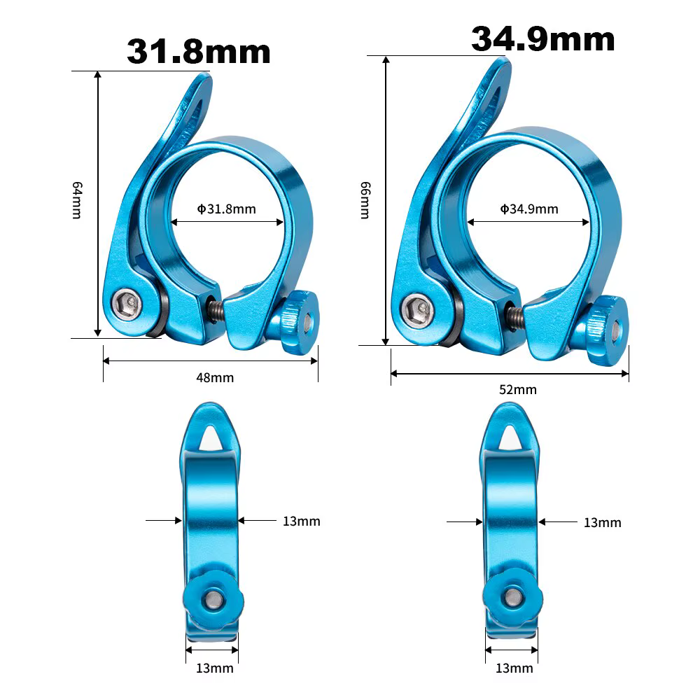 BOLANY-Collier de serrage de tige de dégager de vélo VTT, dégagement rapide, alliage ultraléger, acc