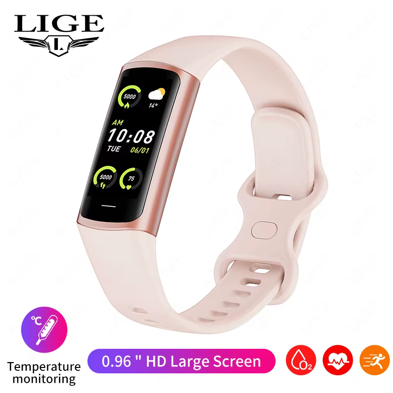 Nouveau bracelet de sport, moniteur de santé, moniteur d'activité physique, bracelet intelligent con