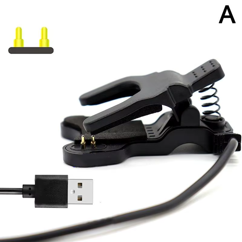 Câble de charge USB 5V universel pour montre connectée avec clip 2 broches/5 broches pour accessoire