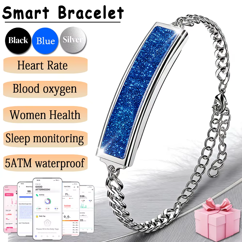 Bracelet Connecté Sportif 2026 Nouveau Modèle Femme Homme Suivi Santé Fitness Étanche Montre Intelli