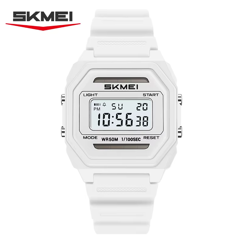 Montres numériques SKMEI 2640 pour homme, montre à énergie solaire, réveil, lumineuse, étanche 50M, 