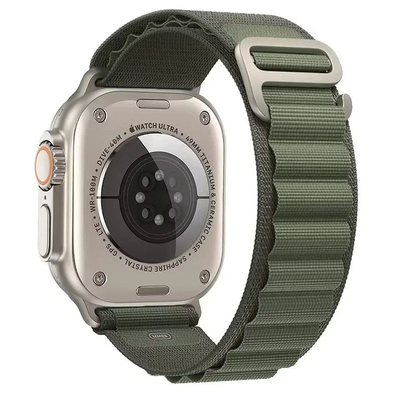 Bracelet Alpine pour Bracelet de montre Apple 44mm 40mm 49mm 45mm 41mm 38 46mm 42mm Bracelet en Nylo