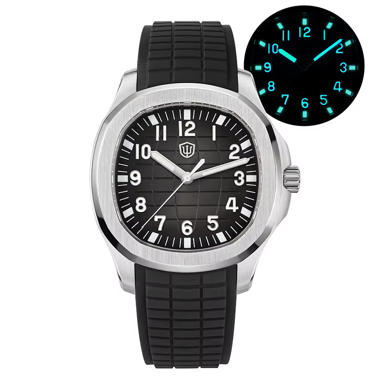 Watchdives WD008 Montre pour homme VH31 Mouvement à quartz à seconde fluide Verre saphir Étanche 100