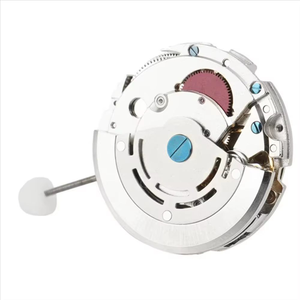 Mouvement de montre automatique blanc 2813, 3 aiguilles, 3 broches, calendrier simple, mécanisme aut