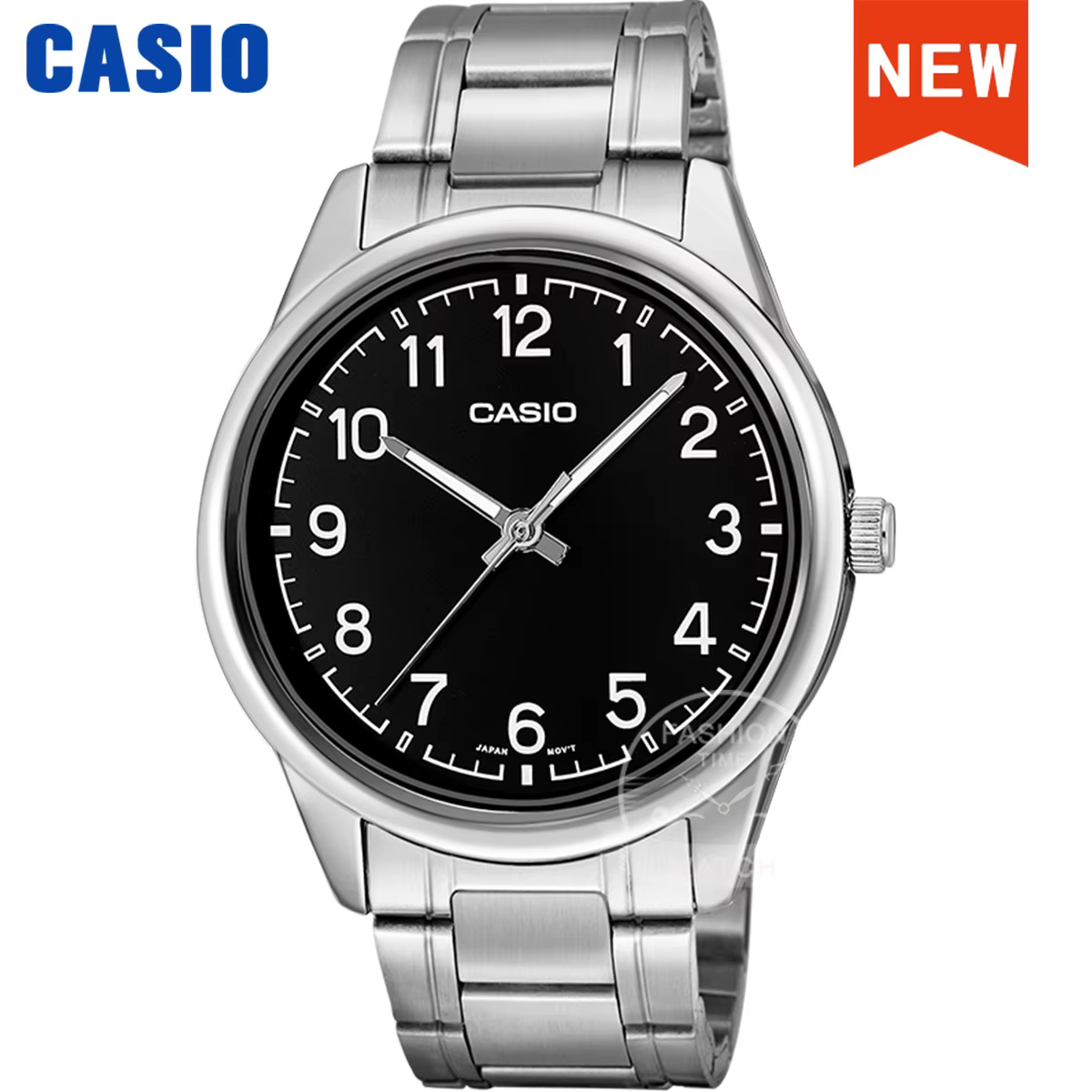 Montre Casio pour hommes montre à Quartz aiguilles numériques reloj casio hombre MTP-V005D-1B4
