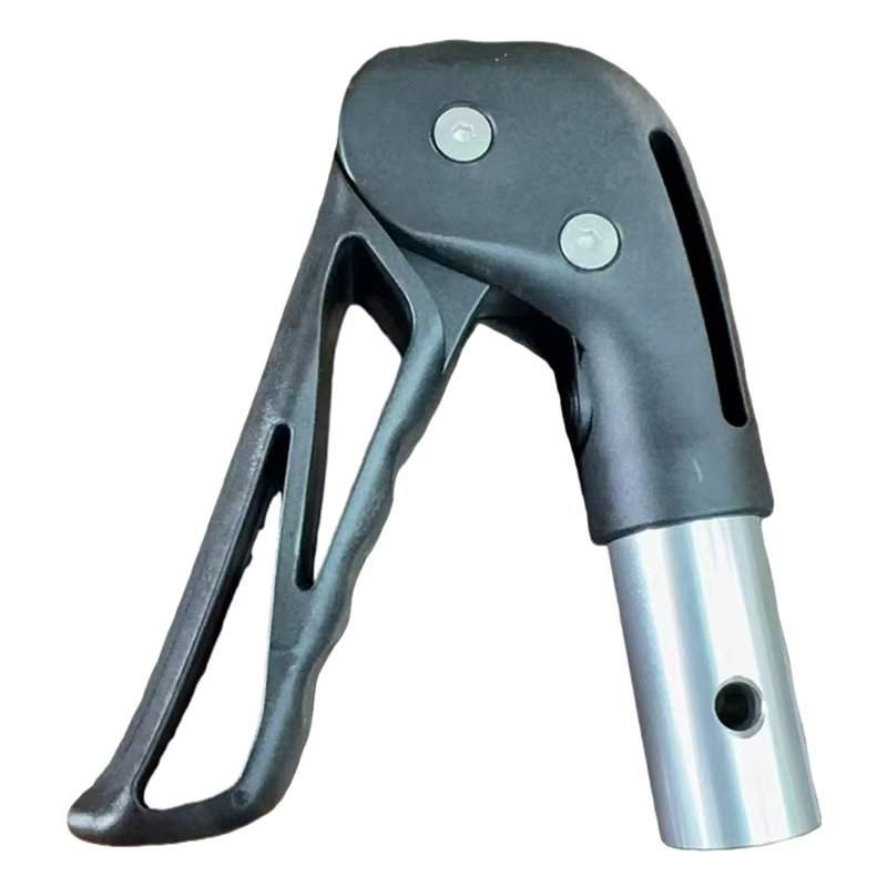 Accessoires pour fauteuils roulants : poignée pliante en plastique avec structure bouton pour fauteu