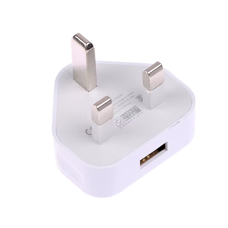 Adaptateur de chargeur mural universel à 3 broches, prise britannique, avec 1/2 Ports USB, chargemen