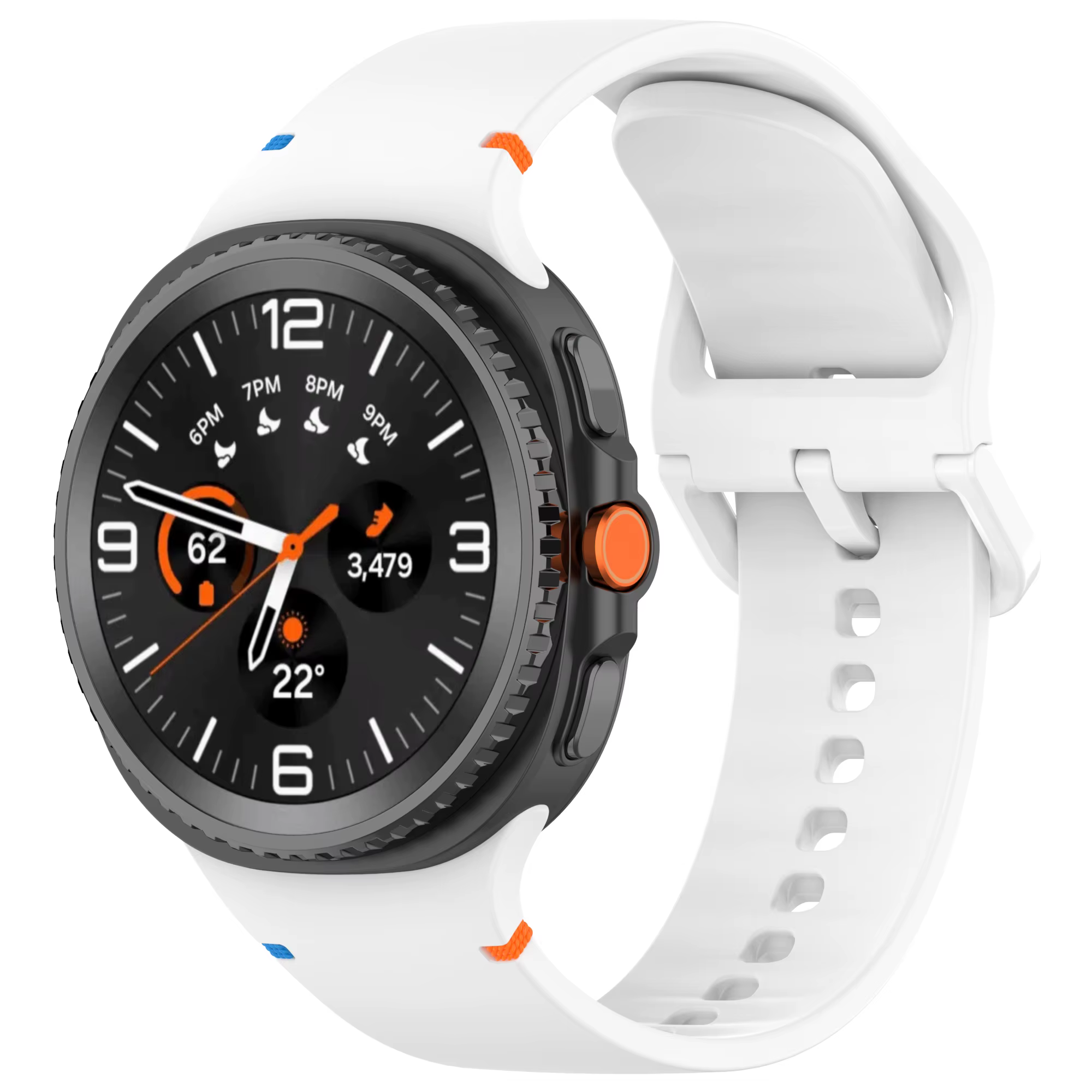 Bracelet en Silicone d'origine pour Samsung Galaxy Watch 8, 40mm 44mm, pour Samsung Galaxy Watch Cla