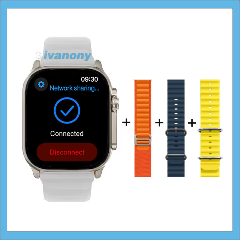 Original HK11 ULTRA3 montre intelligente Support TWS écouteur connecter réseau partage connexion AI 