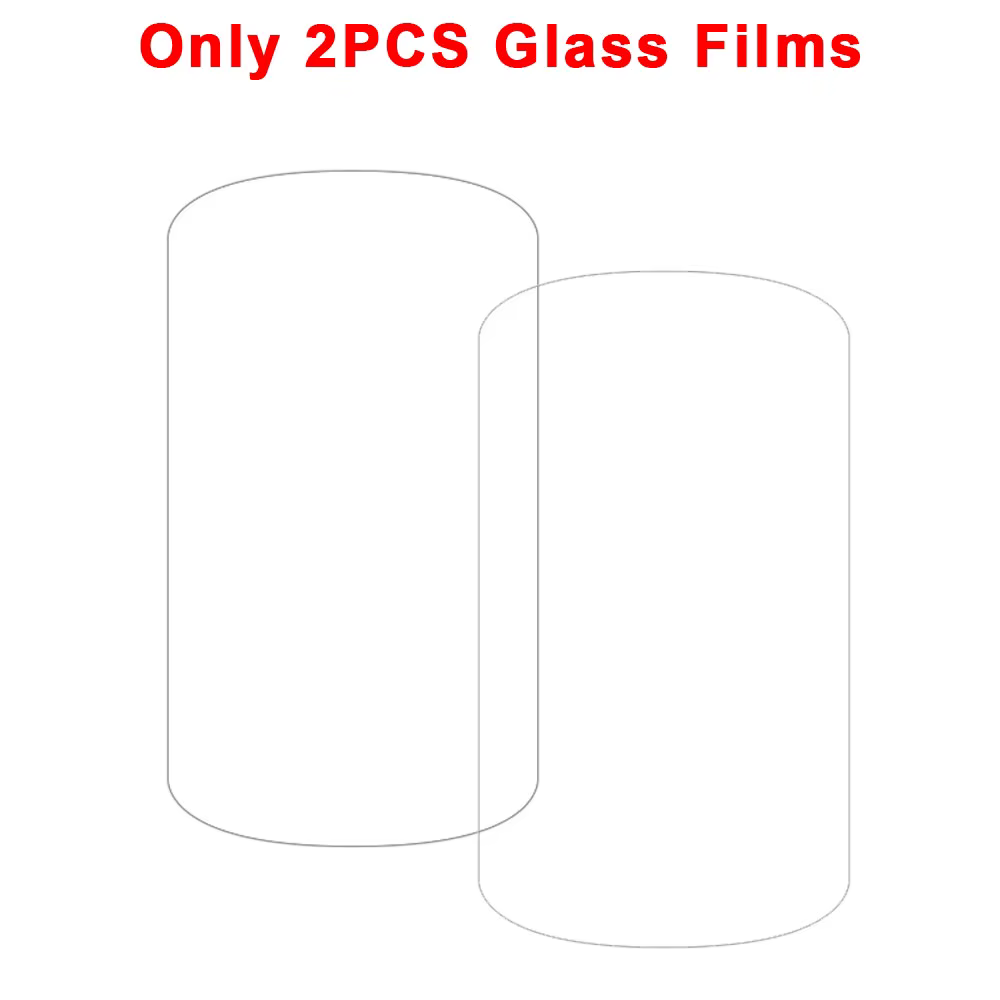 Coque en silicone TPU + 2 films de verre trempé pour Garmin Explore 2, housse de protection d'écran