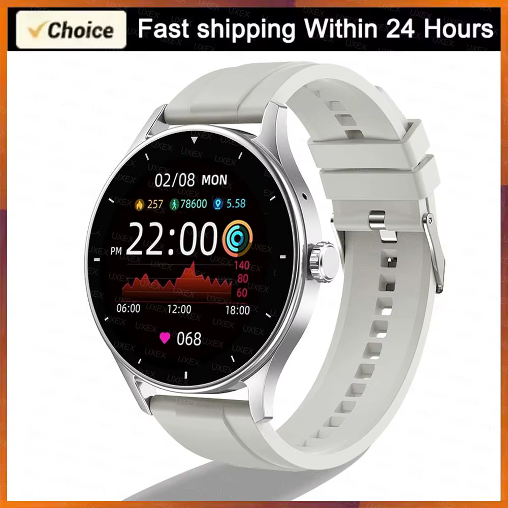 Nouvelle montre connectée Plus pour femmes et hommes, cadeau pour femmes, montre de sport et de fitn