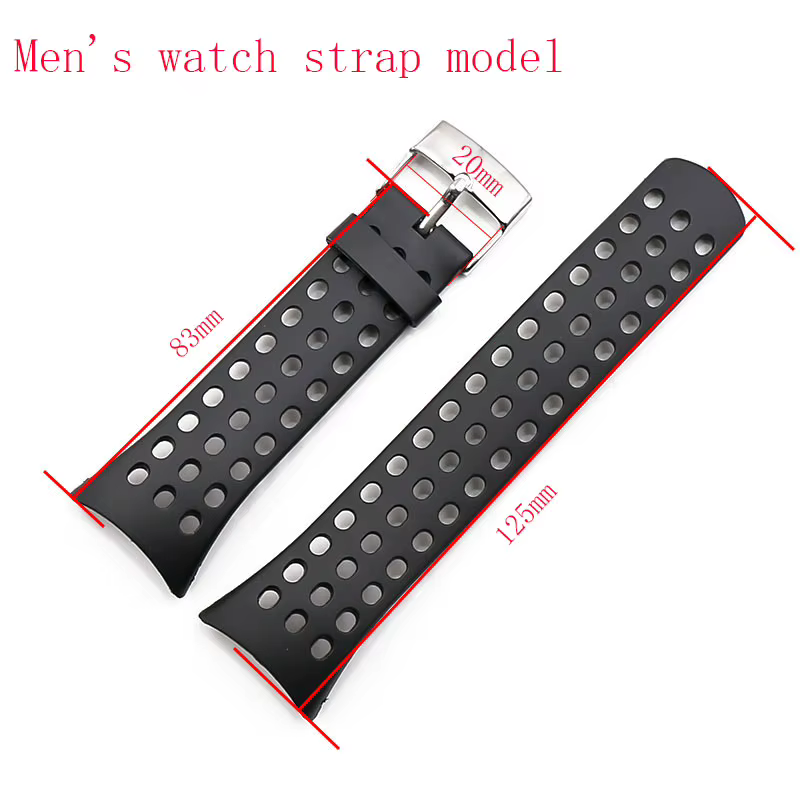 Bracelet de montre en Silicone, accessoires compatibles avec SUUNTO série M M1 M2 M4 M5, bracelet de