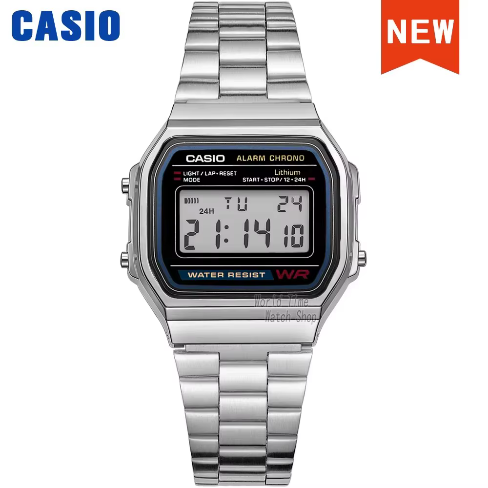 2021 Casio Montre Montre En Or Hommes De Luxe Collection Marque LED Numérique 30M Étanche Quartz Mil