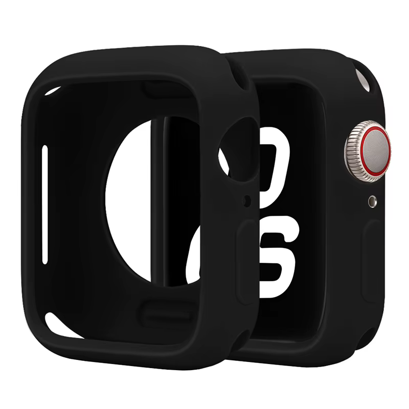 Soft Silicone Case for Apple Watch 11-10 46mm 42/40/44/41/45mm Bumper protector Cover iwatch Series 