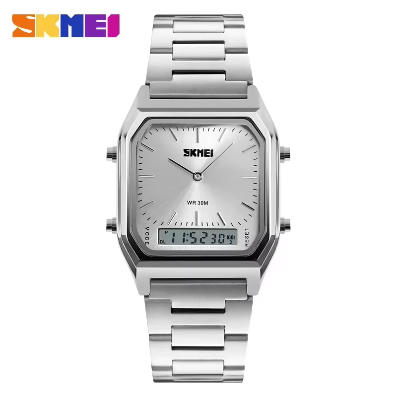 Skmei-Montres-bracelets numériques à quartz pour hommes, chronographes étanches, sports de temps pou