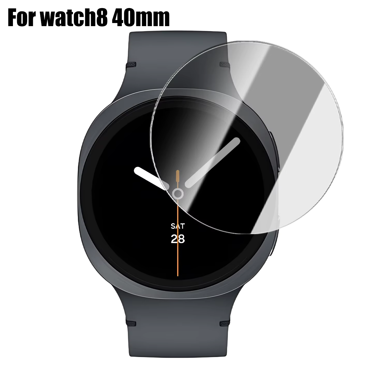Films en verre trempé pour montre connectée, Protection de la vie privée, pour Samsung Galaxy Watch 