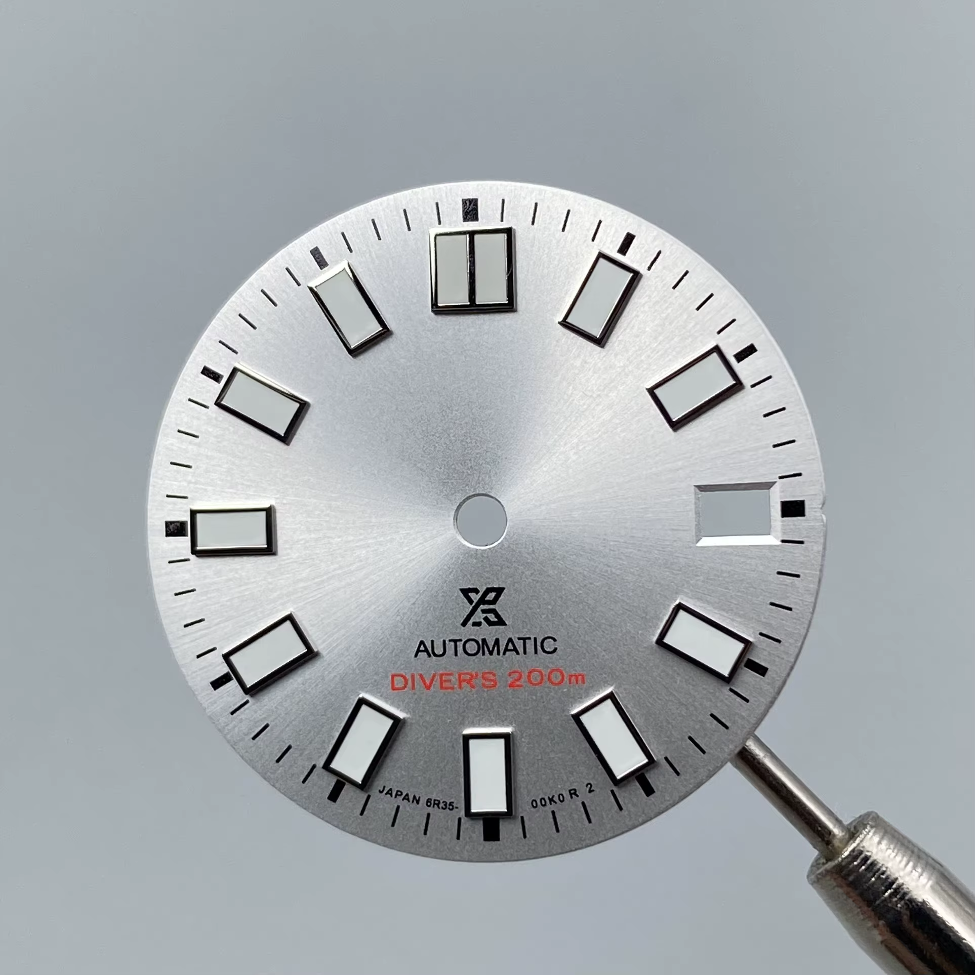 Cadran NH35 de 28,5 mm sans logo, finition Sunray, 62MAS Prospex, vert luminescent, pour Seiko Mod, 
