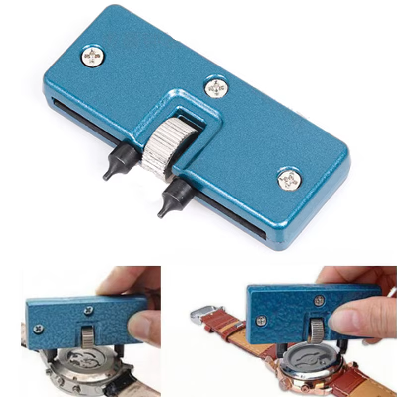Ouvre-montre réglable, outil de boîtier arrière, presse plus proche, clé à vis, Kits de réparation, 
