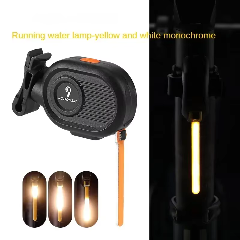 Feux arrière LED de sécurité pour vélo, feux de conduite de nuit, feux de freinage à l'iode, eau cou