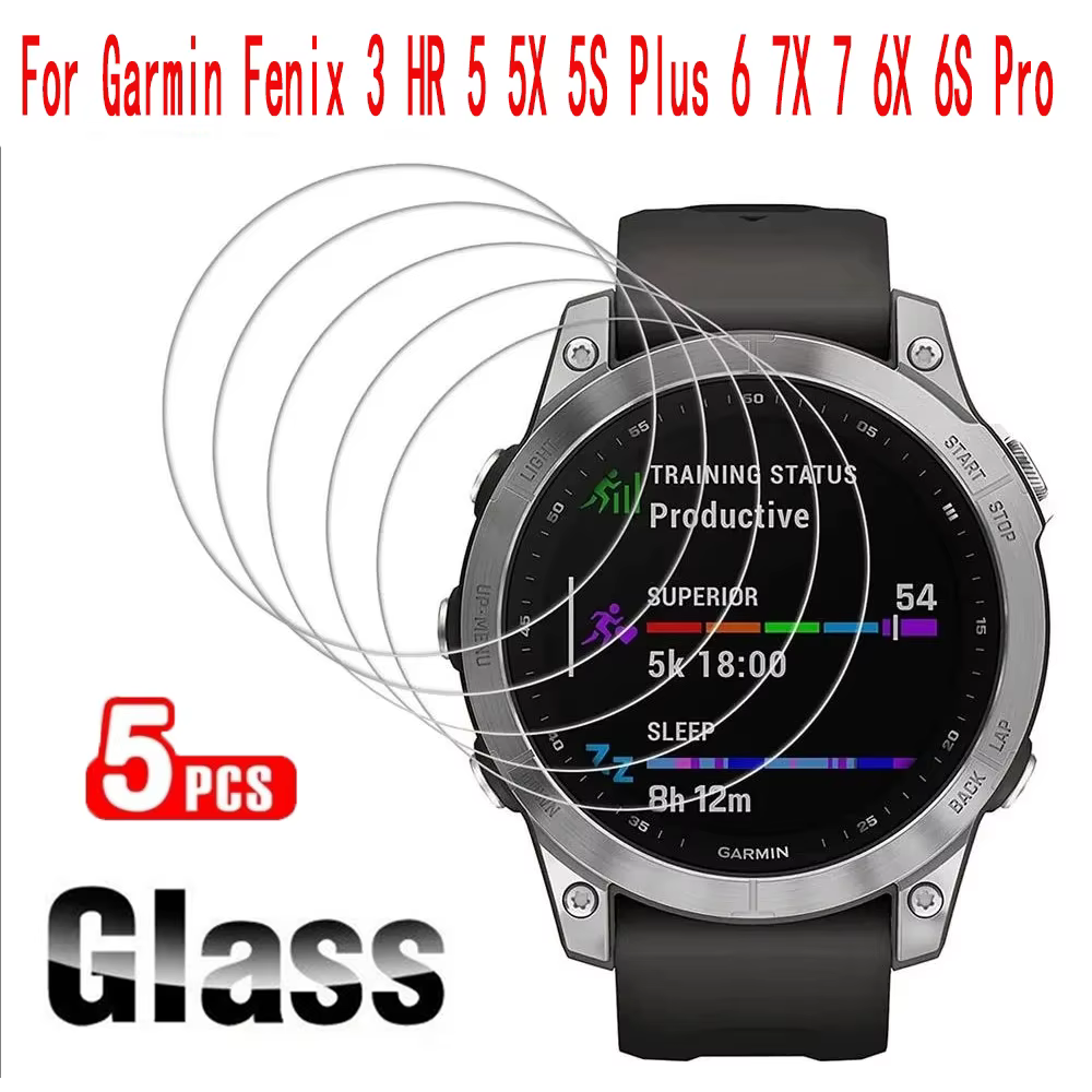 Pour Garmin Fenix 5 5S 5X Plus 6 6S 6X Por 7 7X epix Pro 47 51mm instinct Vivoactive 3 protecteur d'