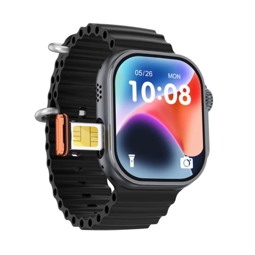 NOUVELLE Montre connectée Ultra Pro Max 4G avec carte SIM, écran AMOLED 2,06'', GPS, WIFI 190 ° Mont