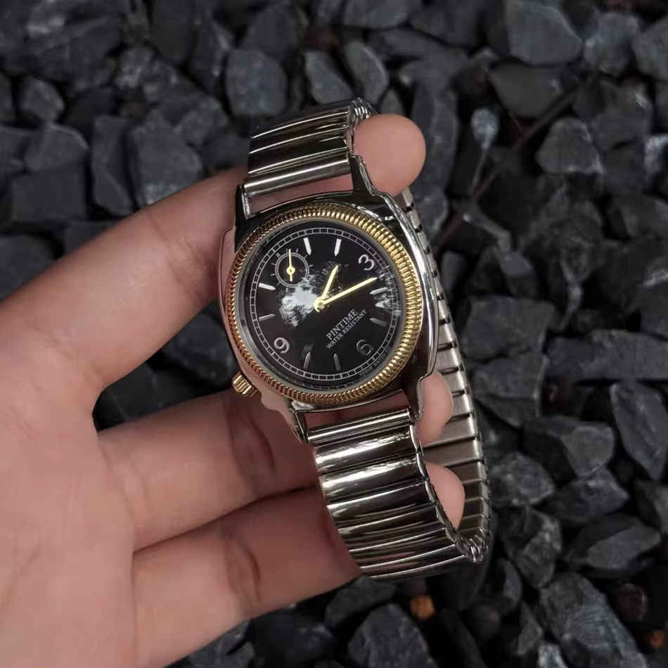 Montre à quartz Y2K en acier, petite et originale, pour hommes et femmes, style rétro japonais, lumi