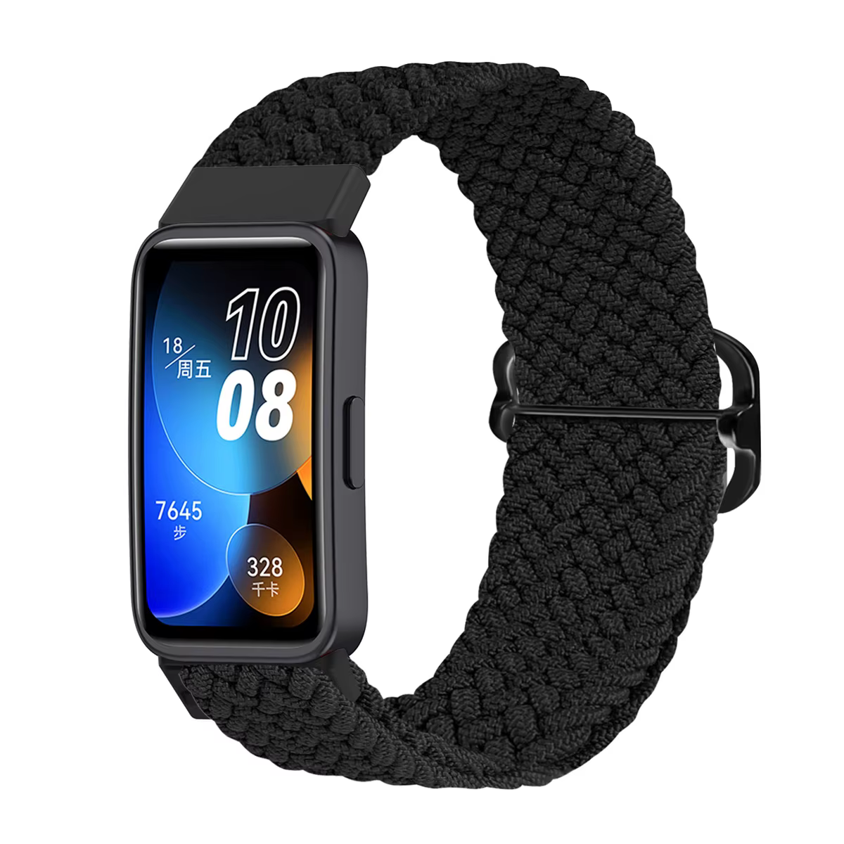 Bracelet tressé en nylon élastique pour Huawei Band 9, 8, 7, réglable, Smartwatch, accessoires, bouc