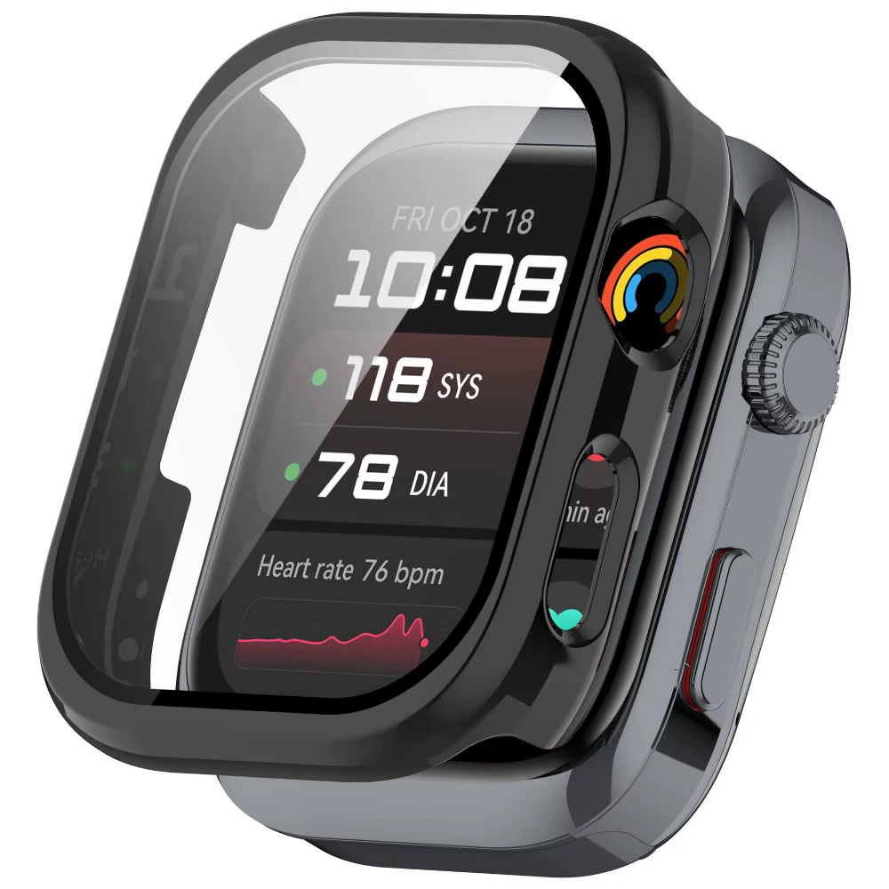 Verre trempé + boîtier PC pour Huawei Watch D2 protecteur d'écran anti-rayures pare-chocs housse de