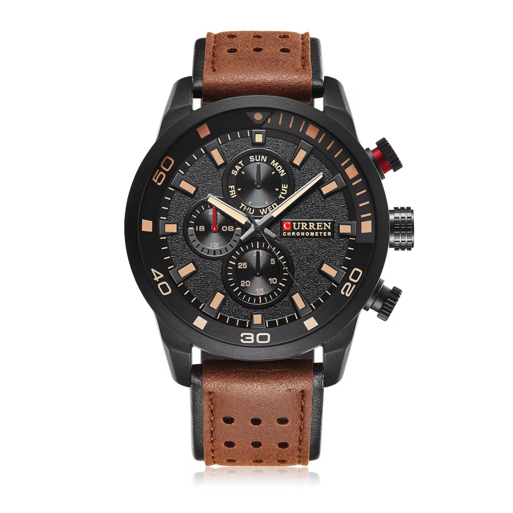 Montre élégante CURREN 8250 pour homme, marque de luxe, montre à quartz pour homme, étanche, montre-