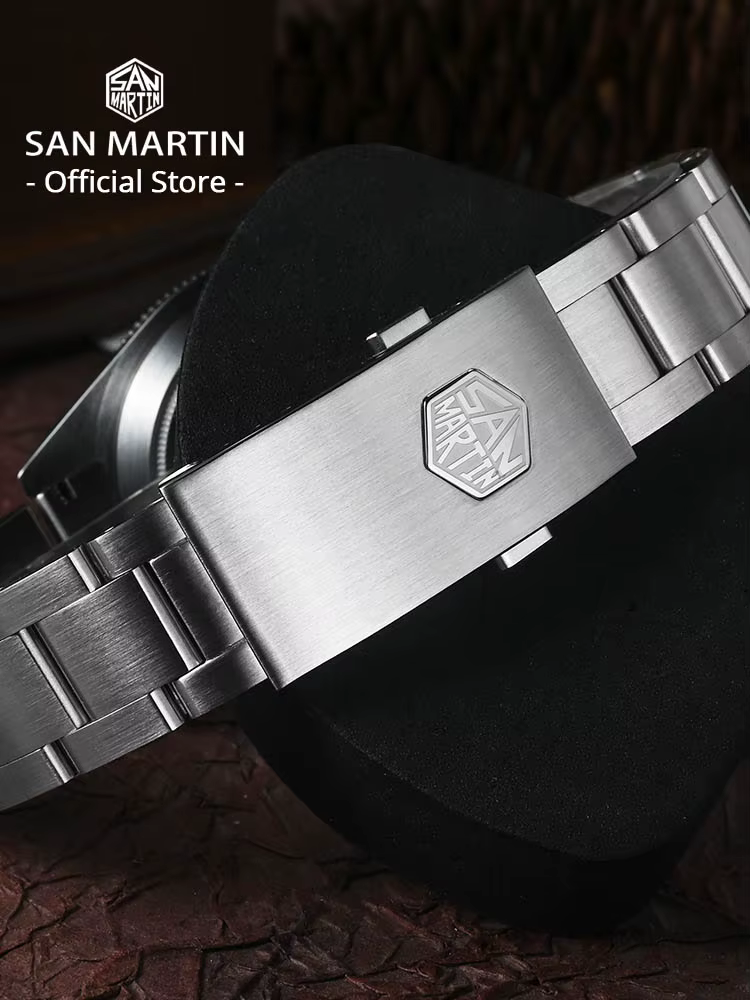 San Martin – montre de plongée rétro de luxe pour hommes, 40mm BB58, NH35, automatique, mécanique, s
