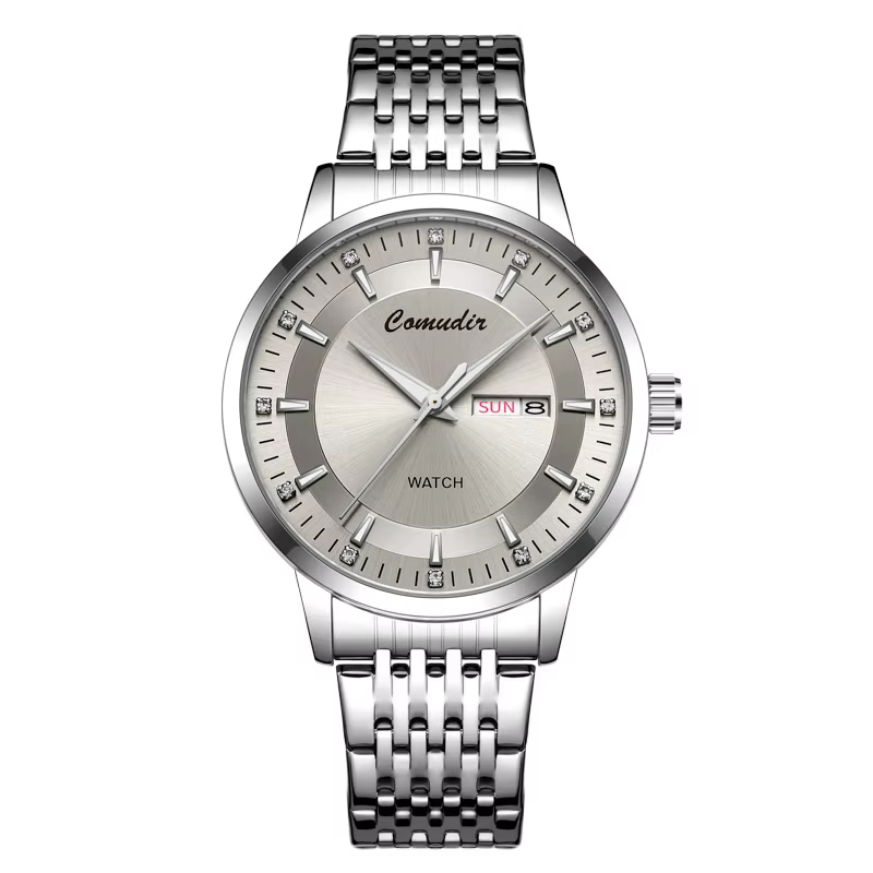 Montre pour hommes entièrement automatique et Non mécanique, évidée, étanche, tendance, brille dans 